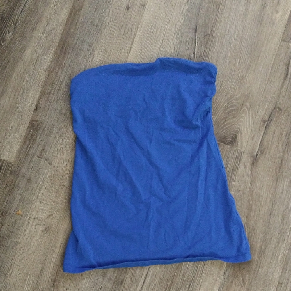 VS Blue Tube Bra Top